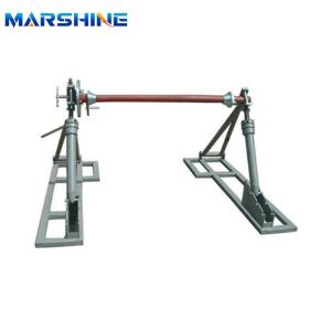 China Conductor Stringing Cable Drum Lifter Stands Jacks For Raise Reels wholesale