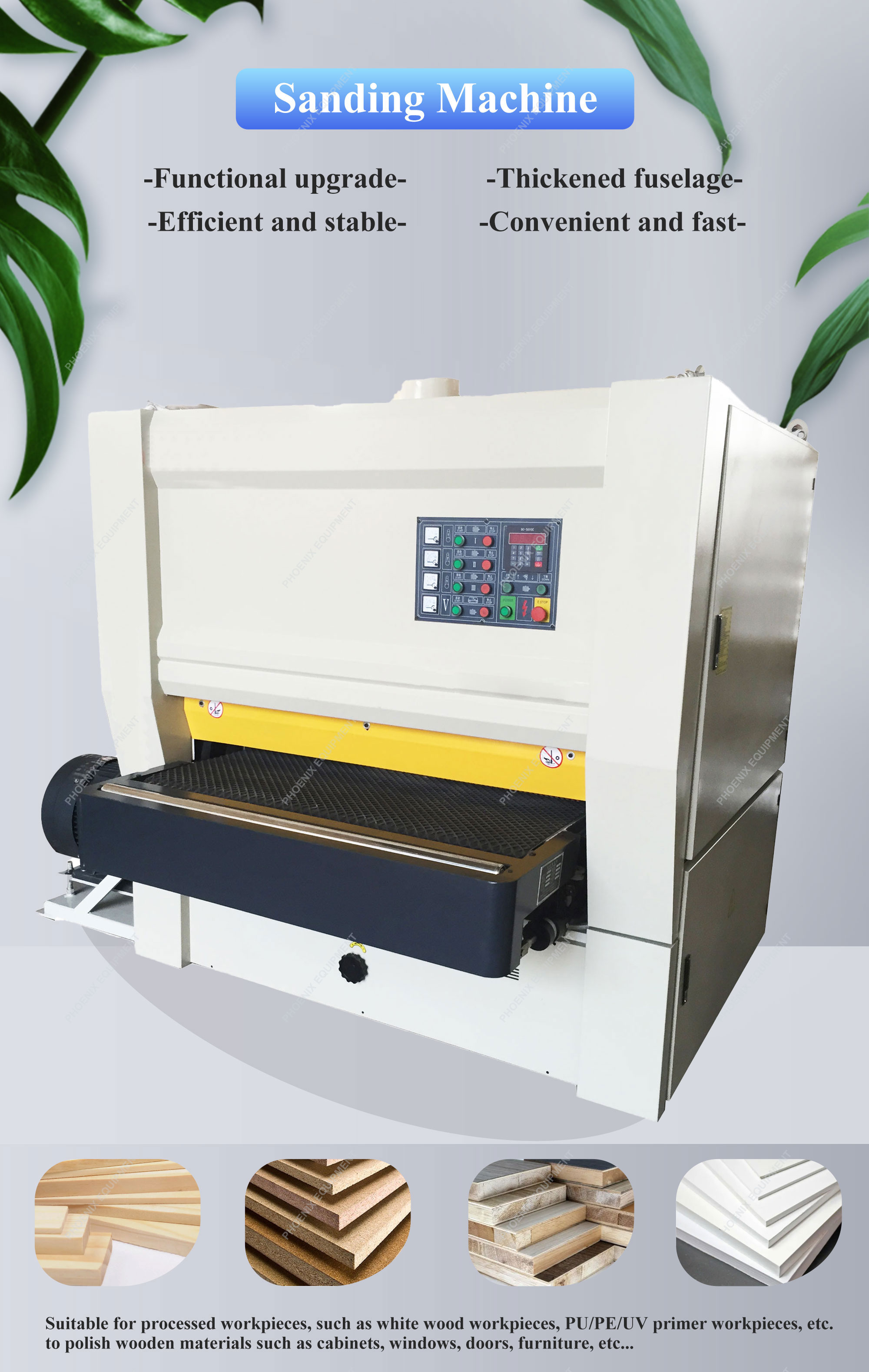 R630 Wood Sanding Machine with Vacuum Boost Your Furniture Making Efficiency