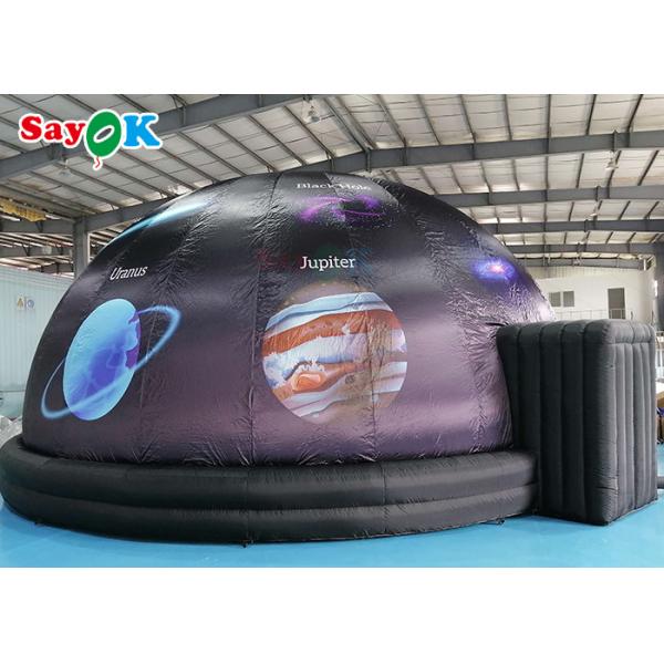 5m Diameter Inflatable Planetarium Black Projection Dome Tent For Science Dispaly