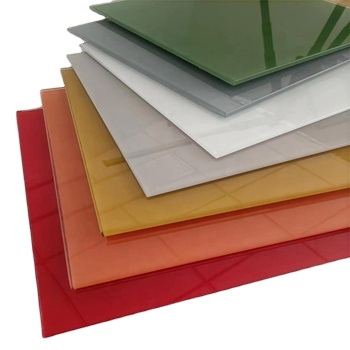 Double Coated Back Painted Lacquered Glass for Kitchen Interior Decoration