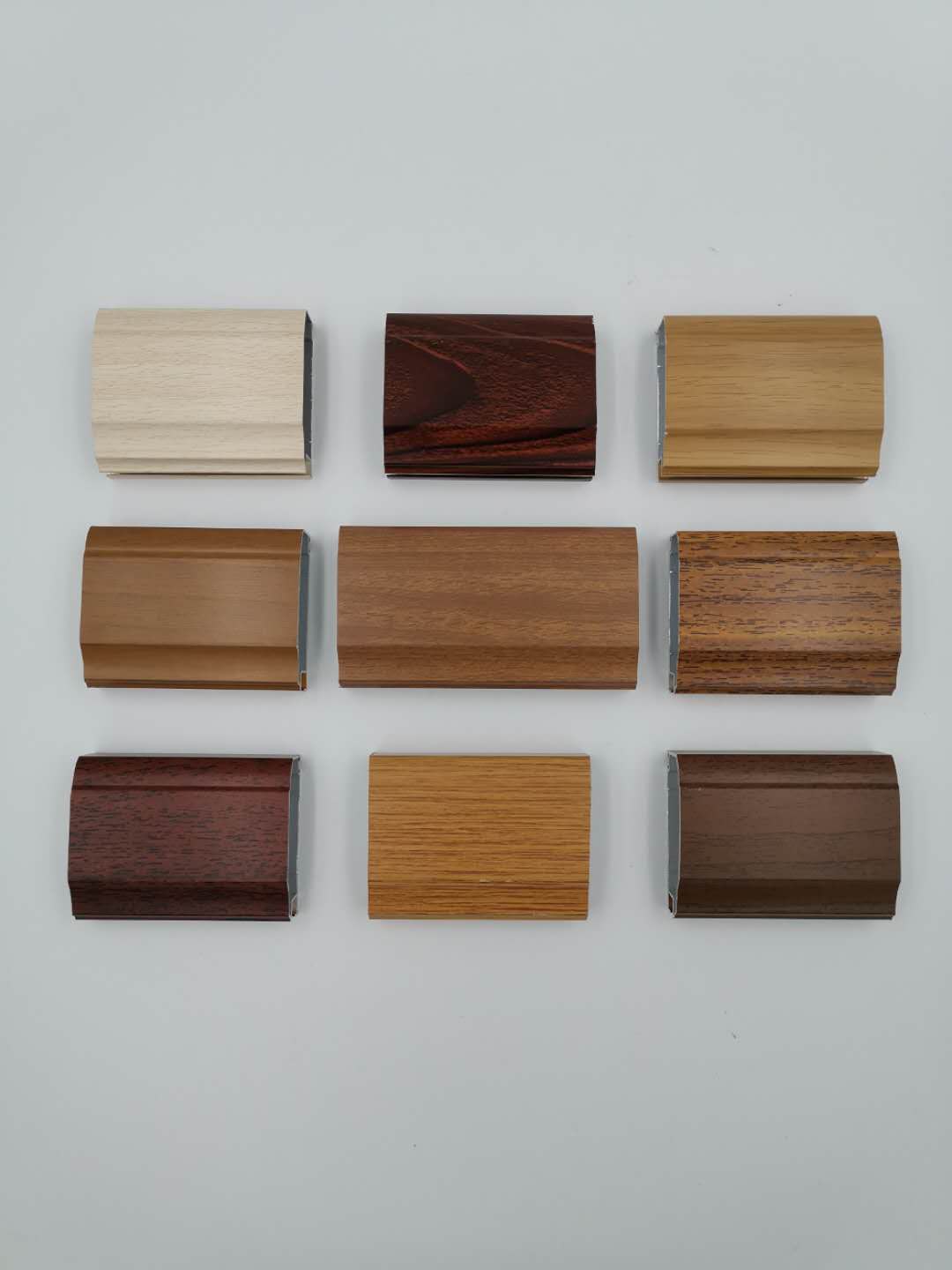 Libya 6063 Kitchen Aluminum Profile Wood Grain Powder Coated