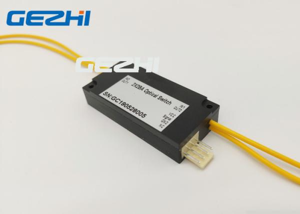 Quality Single Mode Non Latching 1550nm 2x2 Fiber Optic Bypass Switch for sale