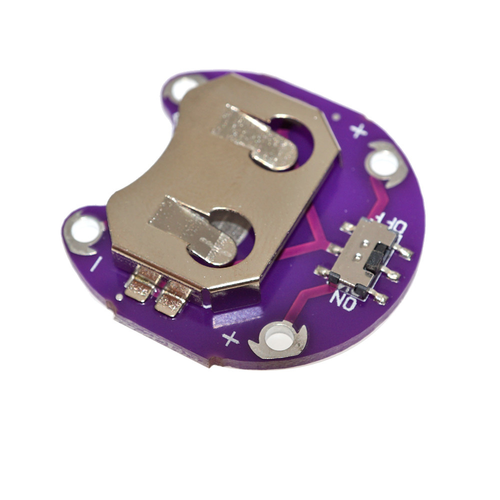 Coin Cell Battery Holder CR2032 Battery Holder with A Small Slide Switch