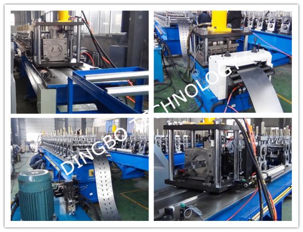 Warehouse Back Pallet Rack Roll Forming Machine Line For Storage Upright Systems