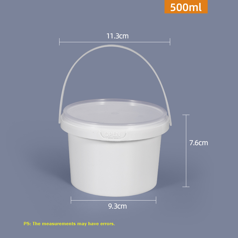 Enjoy Delicious Ice Cream with Our 16oz Butter Spread Box 350ml-700ml Plastic Bucket