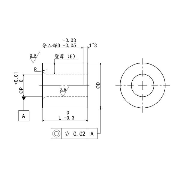Custom Non Metallic Fasteners / PU Plastic Bushing Sleeve For Injection Mold