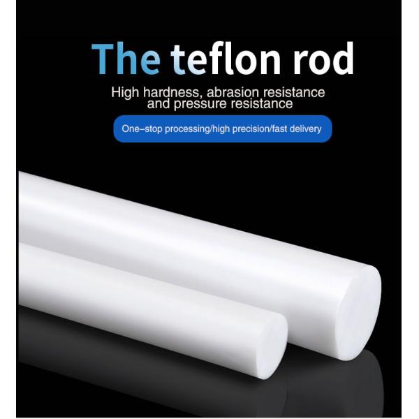 High Temperature Resistance Extruded Solid Graphite Filled Soft Round PTFE Rod