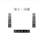 Reflective Image Resolution Chart YE042 / Digital Camera Resolution Chart ISO