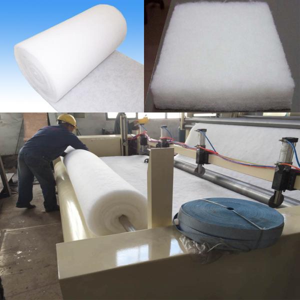 Glue Bonding Mattress Auto Cotton Wadding Machine 300kg H