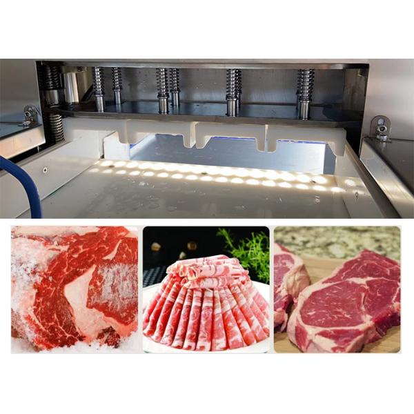 SUS 304 Industrial 2 Roller Meat Slicer Machine 300KG/H