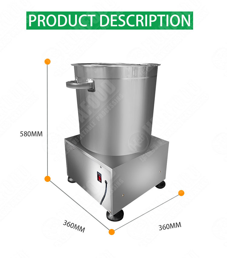 180W 1400r/Min Fruit And Vegetable Dryer Machine For Mushroom Dewatering