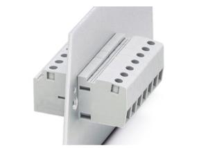 Pitch 10.10mm Feed Through Terminal Blocks 65A 2P-24P Right Angle Wire Inlet