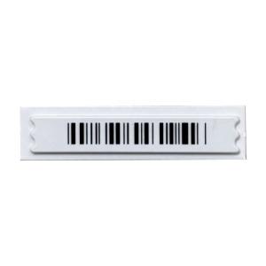 China EAS 58KHz Security AM Soft Label 45 X 11 X 2mm Pure Bar Code wholesale