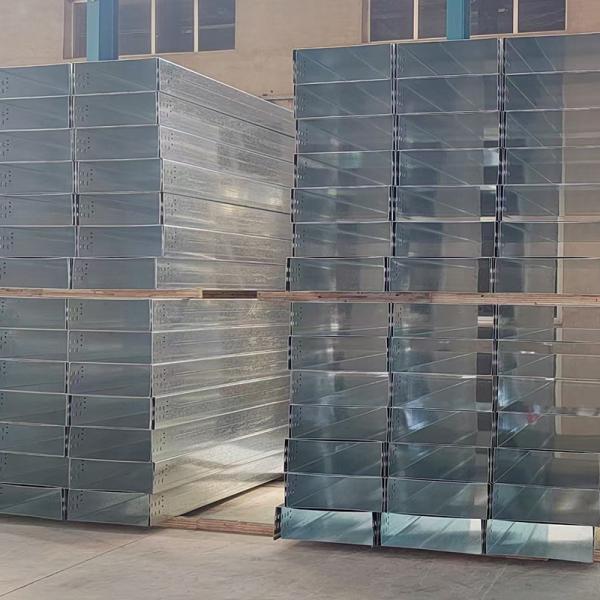 Screws Installation Galvanized Steel Cable Tray Heavy Duty Load Capacity For Indoor Outdoor