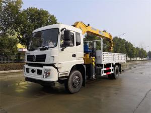 Chinese 4WD 4X4 Dongfeng Vehicle Mounted Crane With190hp Engine 8 Tons