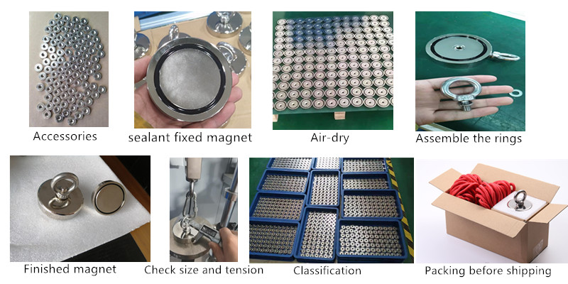 Strong Neodymium Permanent Pot Magnet with Internal Thread ISO9001 2008 Certified