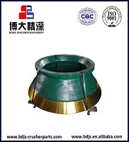 All over the world Sale Mining Equipment Parts Concave and Mantle for Crusher Wear