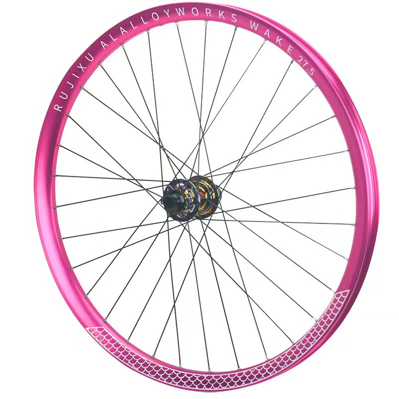 690 Ring 27.5" Dirt Bike Wheelset AM DH Off Road 18mm Inner With Colorful Hub