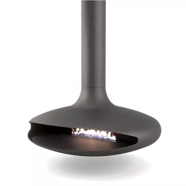 Quality Indoor Heaters Roof Mounted Hanging Bioethanol Suspended Smokeless Fireplace for sale