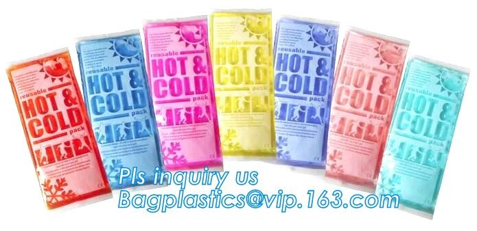 Liquid and fruit fresh keeping ice bag pack, bagged ice storage box for fresh vegetables, disposable ice cube bag for fr