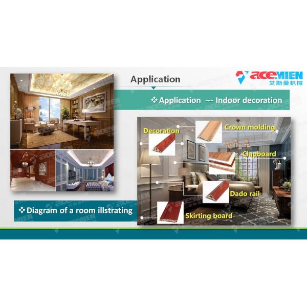 High Efficiency PVC Panel Making Machine For Plastic Ceiling Wall Penals