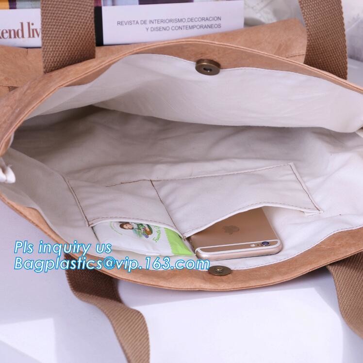 promotional tyvek reusable shopping bag recyclable black durable travel tote bag,breathable dopont Tyvek paper shopping