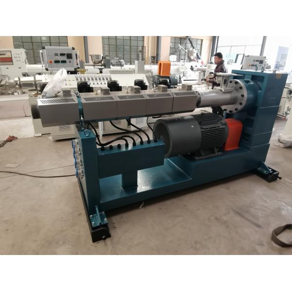 Close-up of extruder and control system