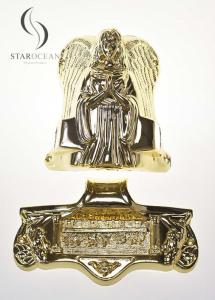 China Angel-shaped Metal Coffin Accessories Gold-plated SGS Certified Exquisite Figure 19# wholesale