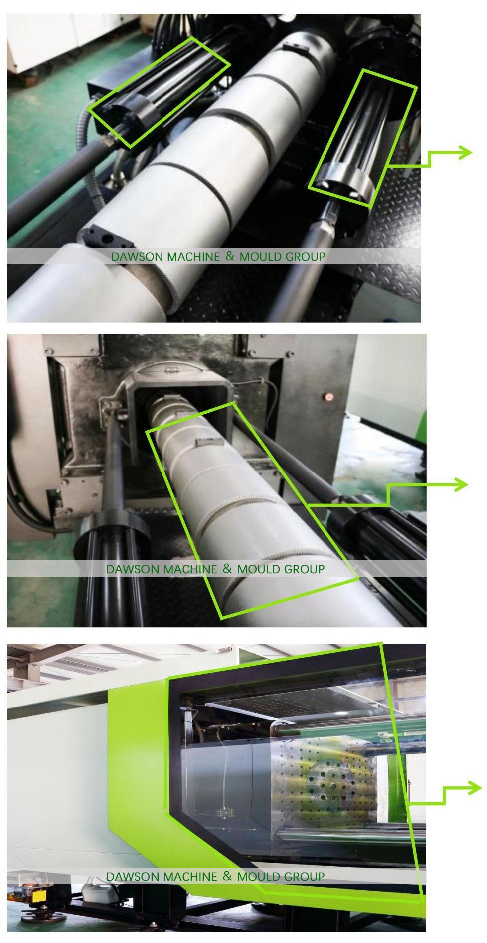 160 mm Hole Diameter PET Preform Injection Molding Machine for High Speed Energy Saving PET Processing