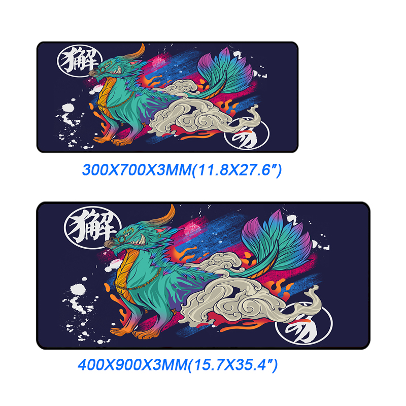 Large Size XXL XXXL Waterproof Computer Keyboard Rubber Gaming Mouse Pad with Custom Logo