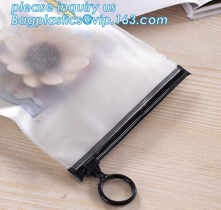 Promotional Low MOQ colorful A5 size matte waterproof mesh PVC file pocket folder/document bag with zipper and custom lo