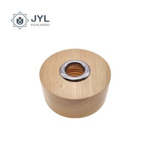 China Antibacterial Wooden Perfume Cap , Moistureproof ISO9001 Bottle Cap Wood wholesale