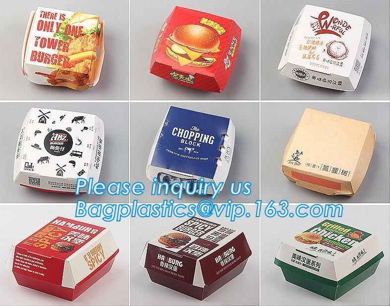 kraft paper sandwich box with window ,triangle sandwich box for packaging,Cardboard Box With Clear Window Burger Sandwic