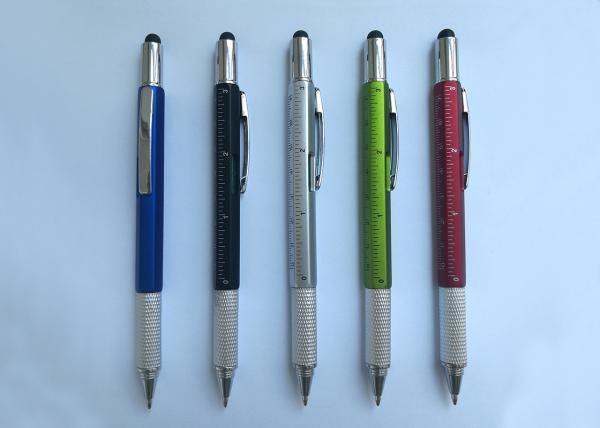 Quality Touch Metal scale Pen with gradient and customized logo or silk printing for promotion for sale