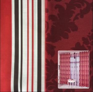 Printed Dupioni Fabric for window curtain fabric
