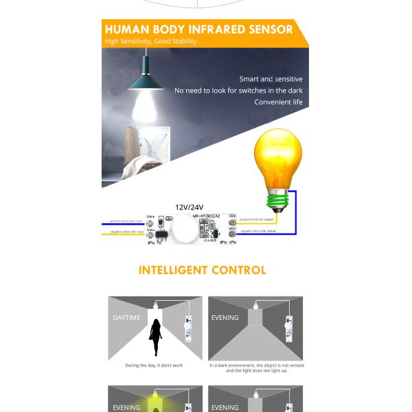 36W 12V XK-GK-4010A DC 12V Sweep Hand Sensor Switch Module for Customized Applications