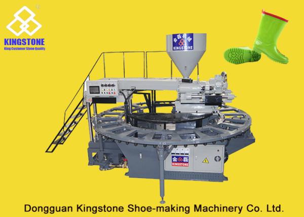Quality PVC Short Boot Shoe Factory Production Line , Rotary Injection Molding Machine  for sale
