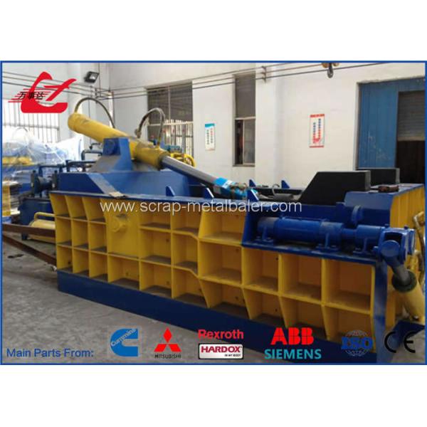 Heavy Duty Scrap Metal Baler 5-6Ton / Hour Car Bodies Baling Press 500x600mm Bale