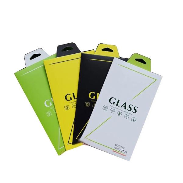Quality custom envelop screen protector packaging boxes with clear window for sale