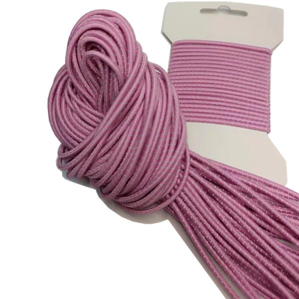 2.5mm Reflective Bungee Cord Polyester Elastic Shock Cord Custom