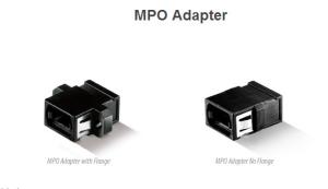 China Industrial MPO Fiber Optic Adapter With Flange High Precision Alignment wholesale