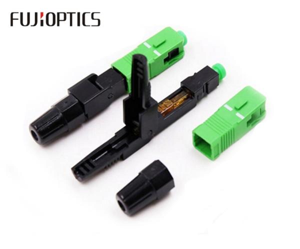 Quality FTTH Embedded SC APC Fiber Optic Connector For CATV for sale