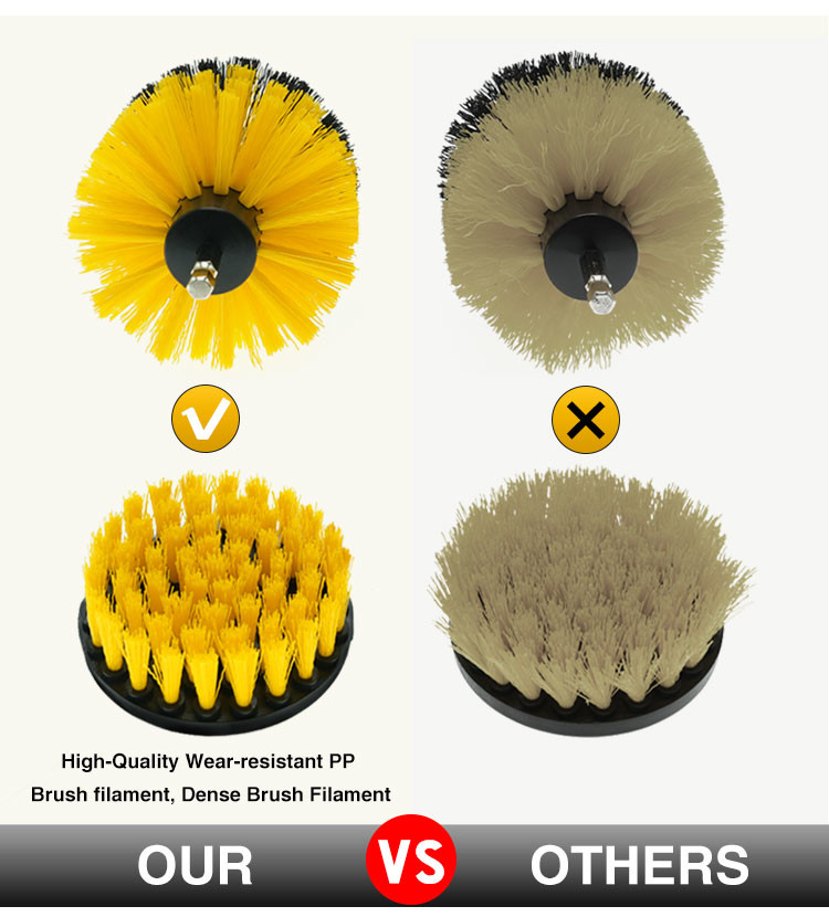 2/3.5/4/5Inch Drill Cleaning Brush Power Brush For Drill