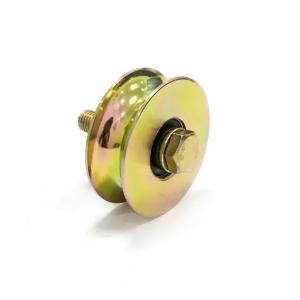 China Sliding door roller with Y, U , V groove and bracket for sliding gate bearing wheel on sale