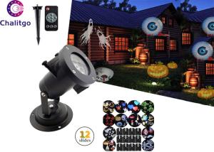 China 4W Decorative Projector Lights 12 Pattern For Xmas Birthday Party Black on sale