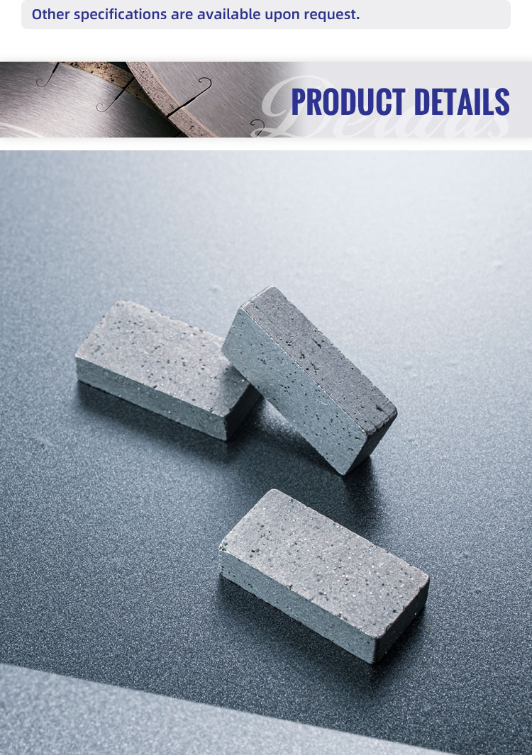 Diamond Segment Blade for Gangsaw Machine Cutting of Marble and Soft Granite Blocks