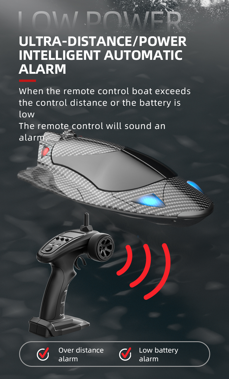 State of Assembly Ready-to-Go speed Turbojet Remote Control Boat with Left and Right Turn Function