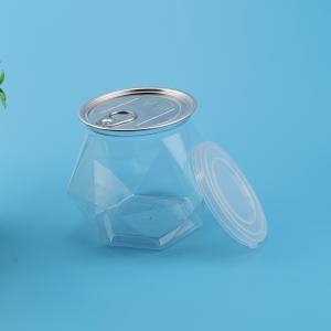 China Empty Ring Pull Tab Lids 30g 650ML Plastic Food Cans wholesale