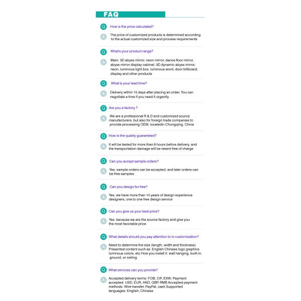 High Brightness LED Light Infinity Abyss Mirror Display Case for 2024 Product Decorations