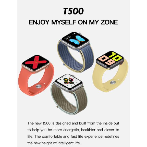 MTK2502D T500 2.5D 240*240dpi Smart Watch Square Dial Waterproof